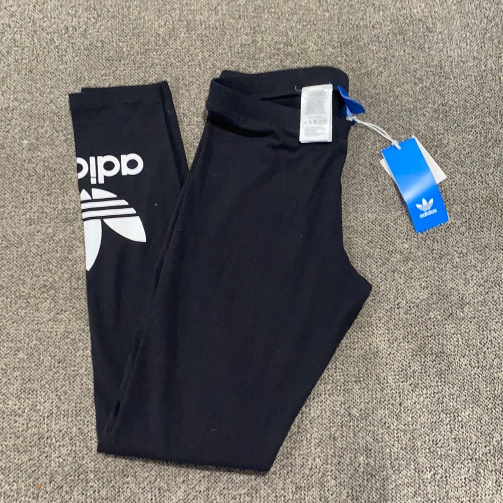 Black adidas TRF leggings